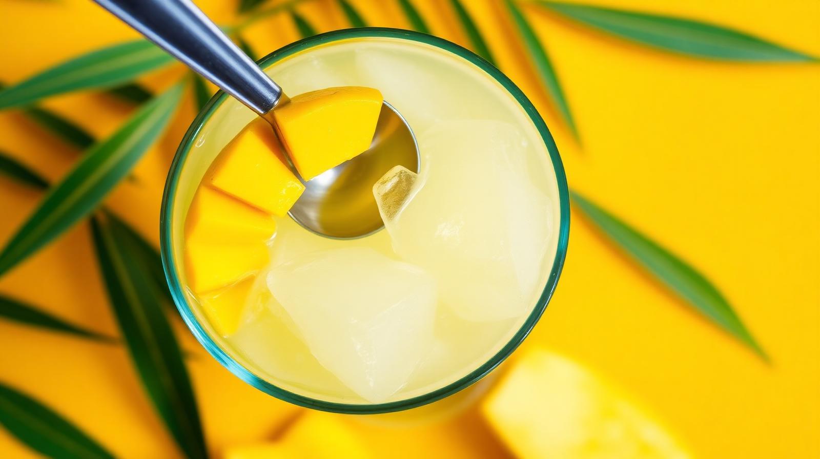 Mango water ice